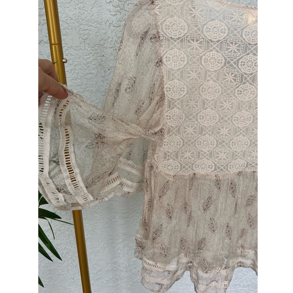 Anthropology by Meadow Rue Aeris Silk Blouse - Delicate and Feminine, Size Small - Picture 12 of 15